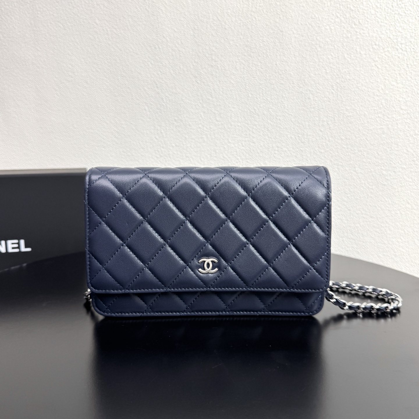 Classic Wallet on Chain（Navy Blue） - Mocuir
