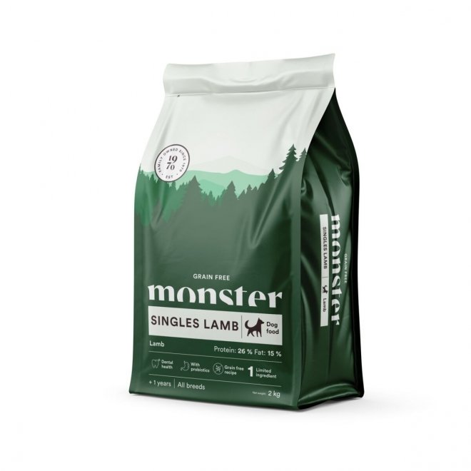 Monster Dog Adult Grain Free All Breeds Singles Lam