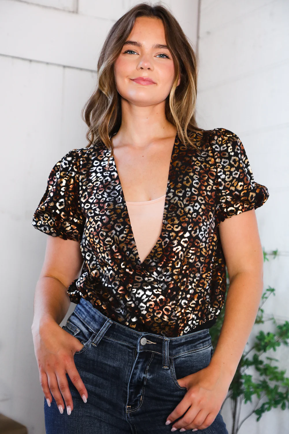 Animal Holo Holiday Bodysuit