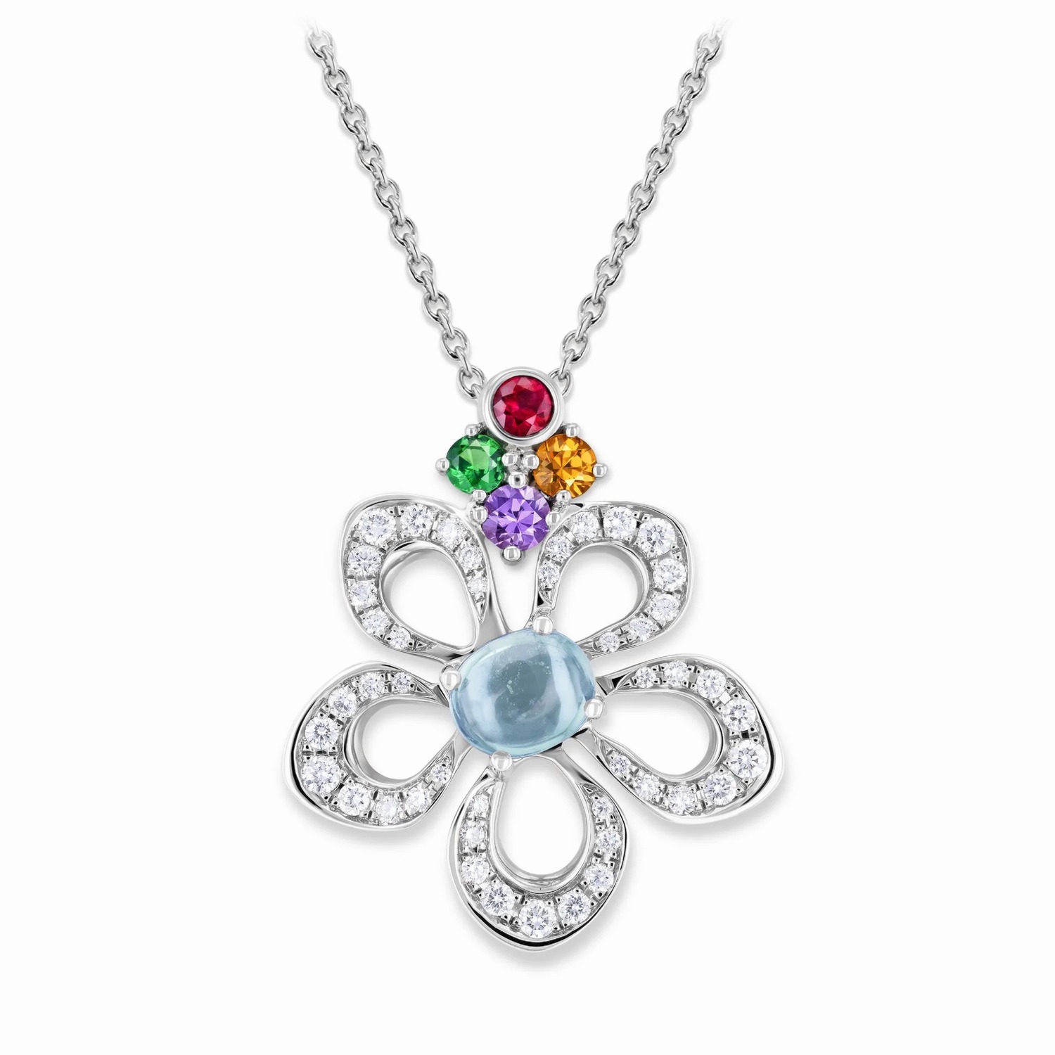 Lily Morning Dew Single Flower Necklace