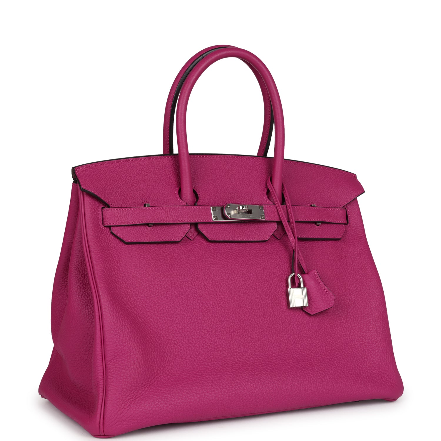 Birkin 35 Rose Pourpre Togo Palladium Hardware
