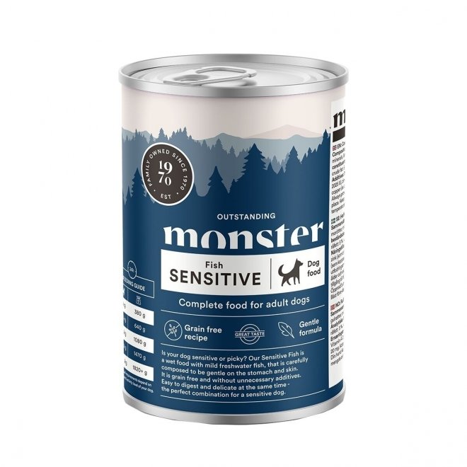 Monster Dog Sensitive Fisk 400 g