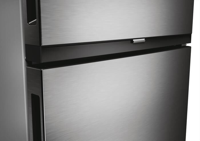 CANDY - Frigorifero combinato CNCQ2T618EX Classe E 355 lt-Stainless steel