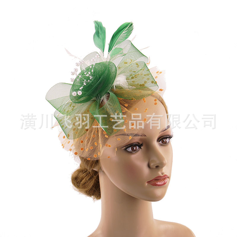 Feather hairband headdress