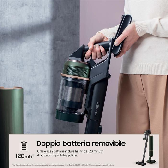 SAMSUNG - VS20A95943N/WA BESPOKE JET-Woody Green