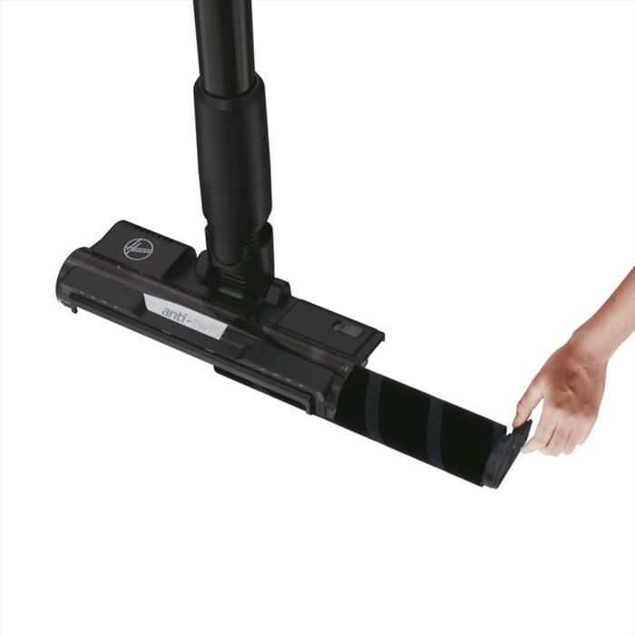 HOOVER - Aspirapolvere ricaricabile HF401P 011-Nero, Argento