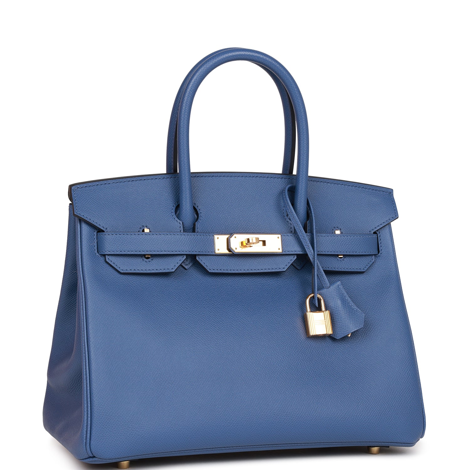 Birkin 30 Bleu Brighton Epsom Gold Hardware