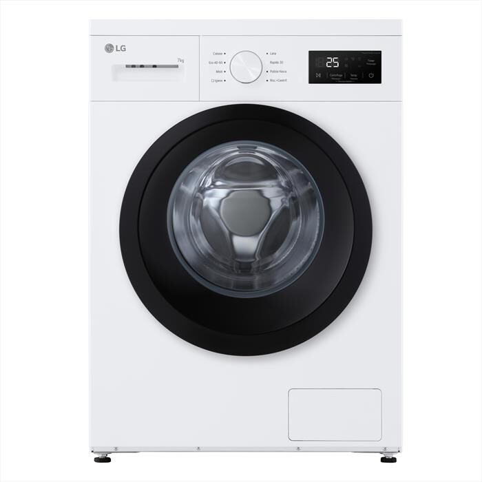 LG - Lavatrice Slim F4NA10S7NWK 7KG Classe A-White