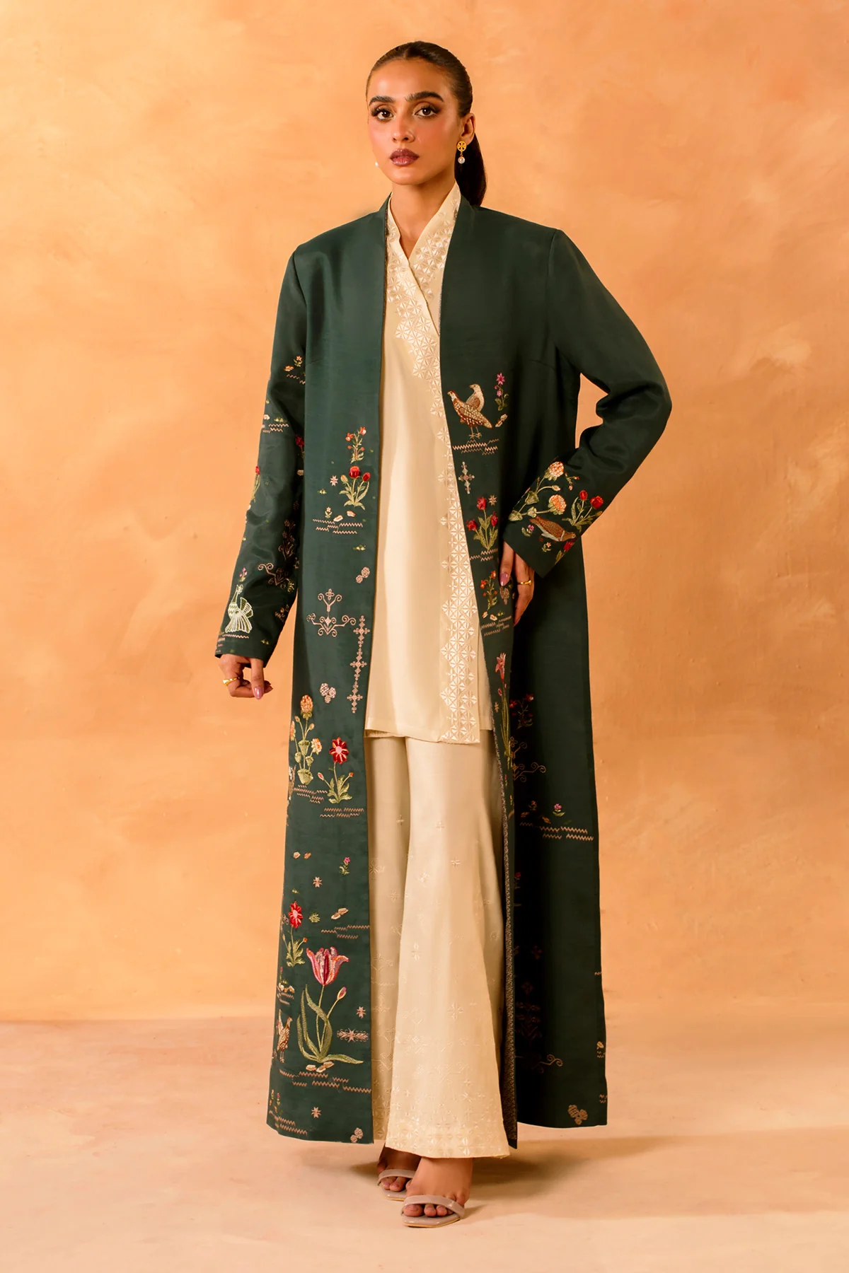 RAW SILK | EMBROIDERED