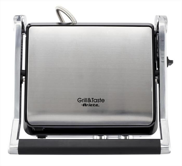 ARIETE - Griglia elettrica GRILL & TASTE 1918-nero, acciaio inossidabile