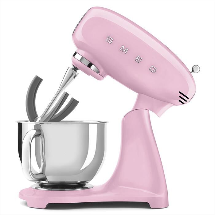 SMEG - Impastatrice SMF03PKEU Full Color 50's Style-rosa
