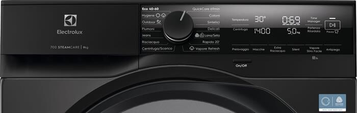 ELECTROLUX - Lavatrice EW7F49DG 9 Kg Classe A-Nero