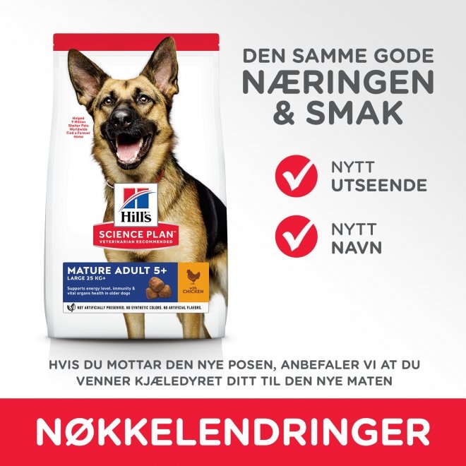 Hill's Science Plan Dog Mature Large Breed Chicken 14 kg