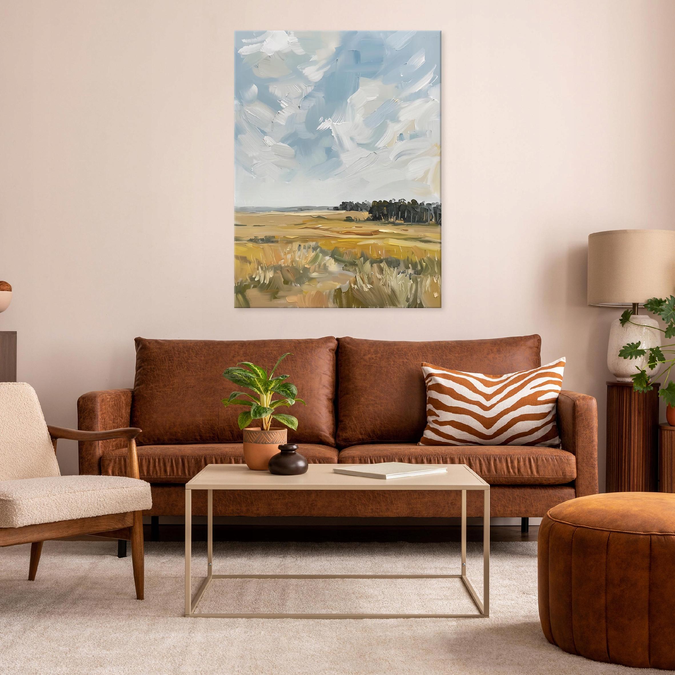 Landscape painting on canvas for a bedroom or living room, 40x30
