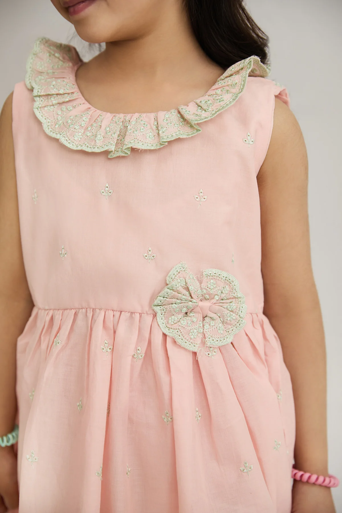 Girls Schiffli Suit - IGWD713125