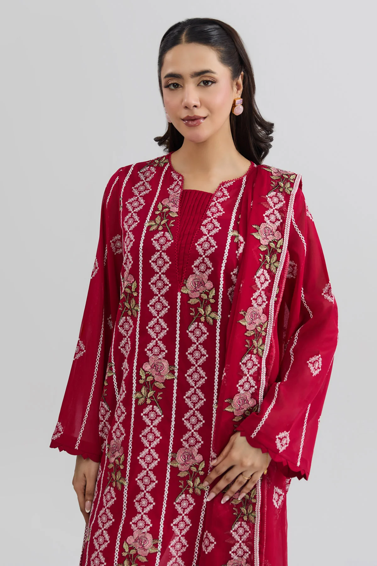 SWISS LAWN | EMBROIDERED