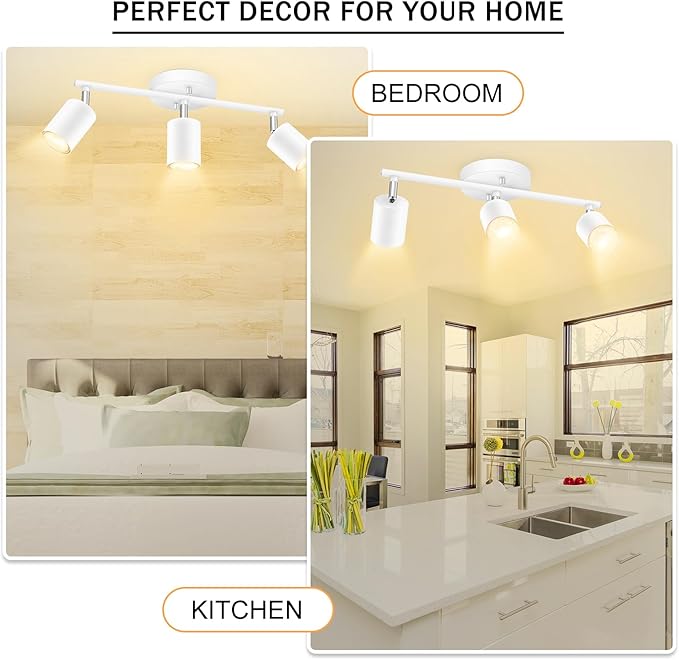 SPOTLUMINARA LED 3 Light Track Lighting Kit