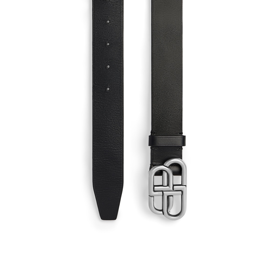 Women’s Bb Thin Belt in Black