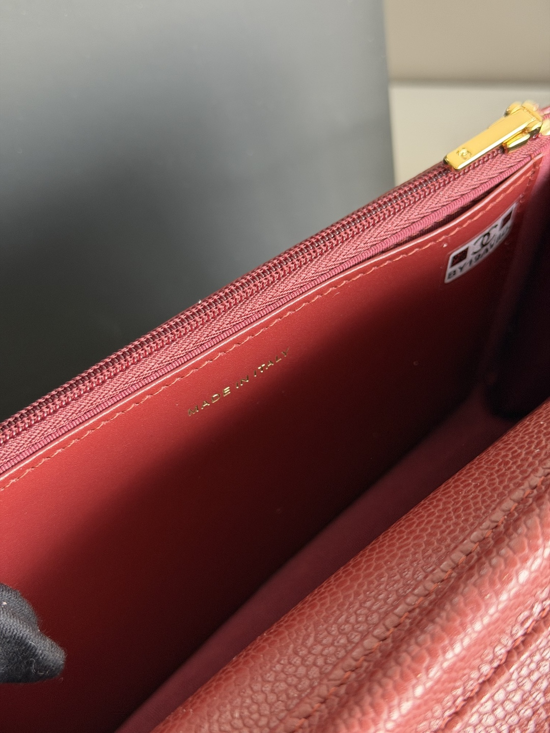 25C/26C Wallet On Chain（Burgundy） - Mocuir