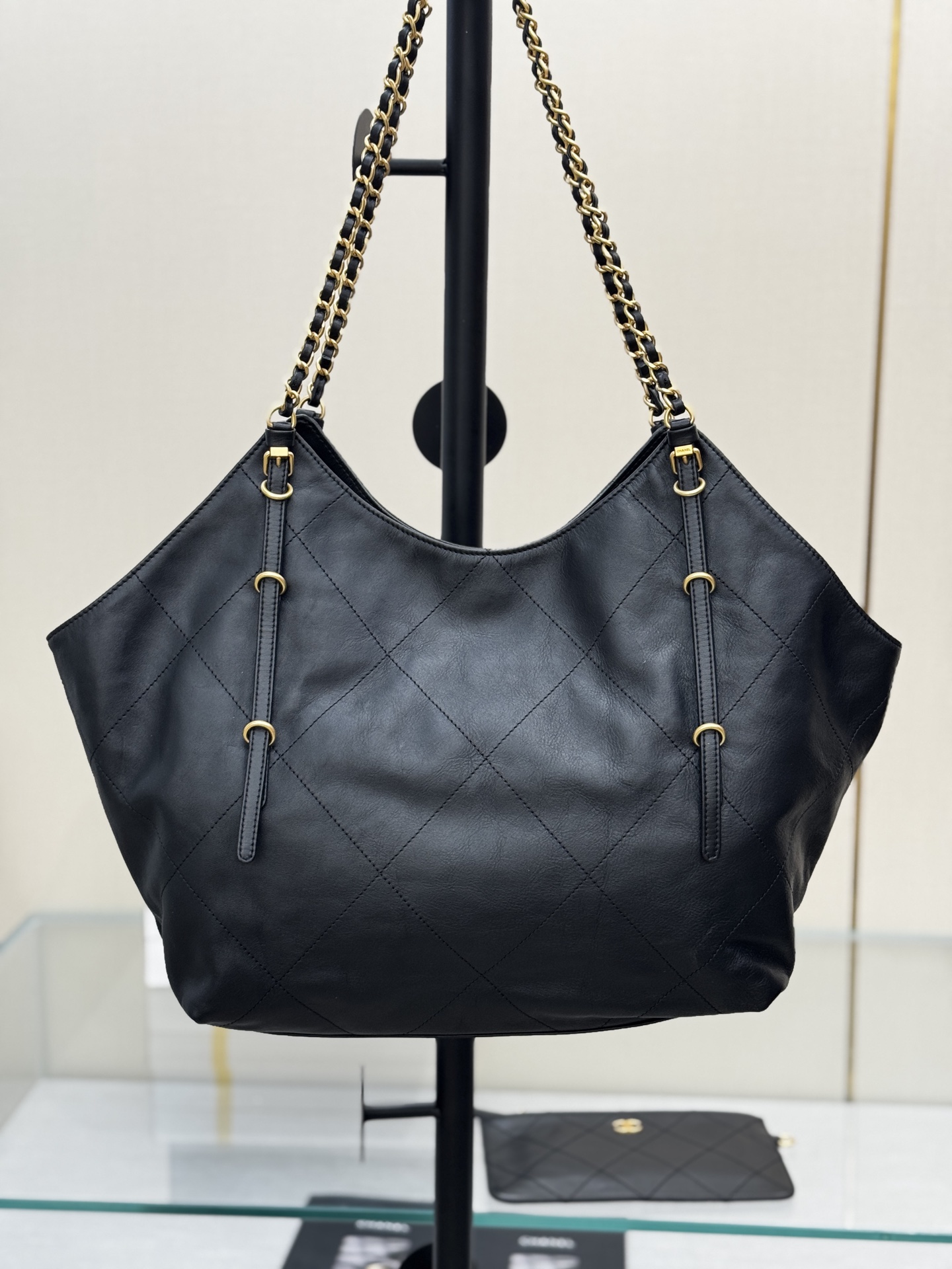 Large Hobo Bag with Pouch - Mocuir