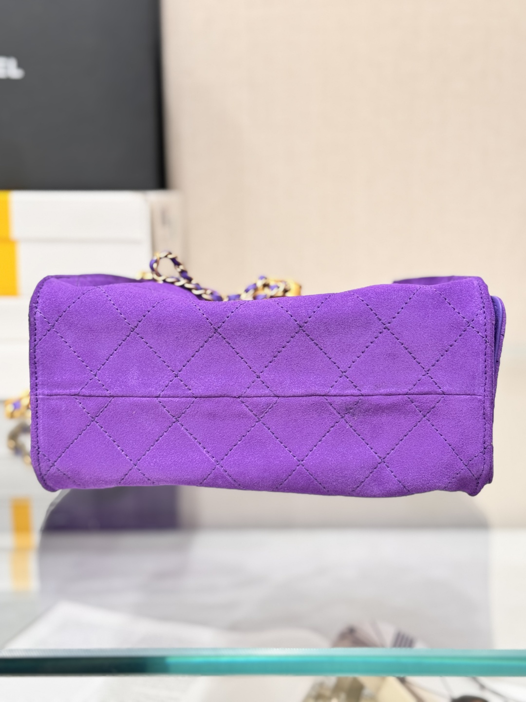 25Bag Mini Drawstring Bag（Violet） - Mocuir