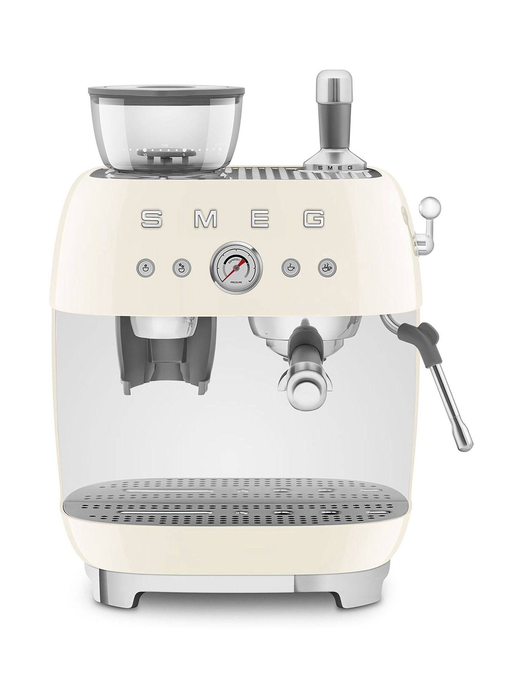 SMEG Macchina da Caffè Espresso Manuale con Macinacaffè EGF03