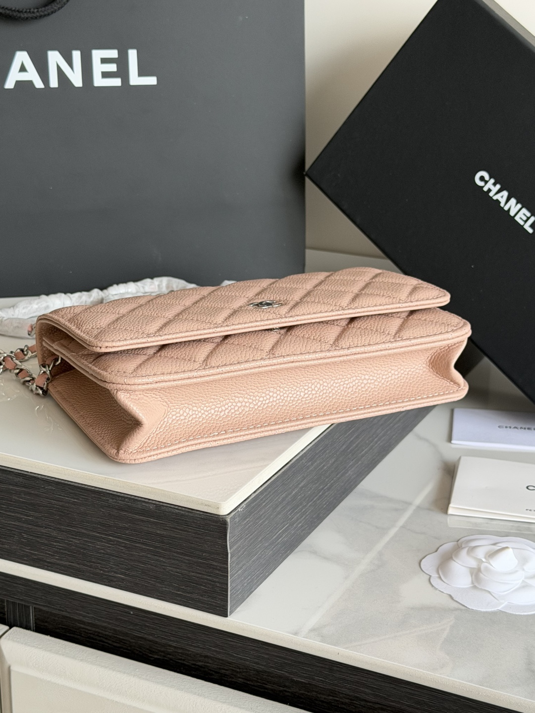 25C/26C Wallet On Chain（Nude Pink） - Mocuir