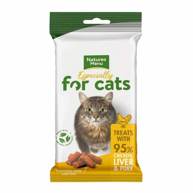 NaturesMenu Cat Treats Kylling & Lever 60 g