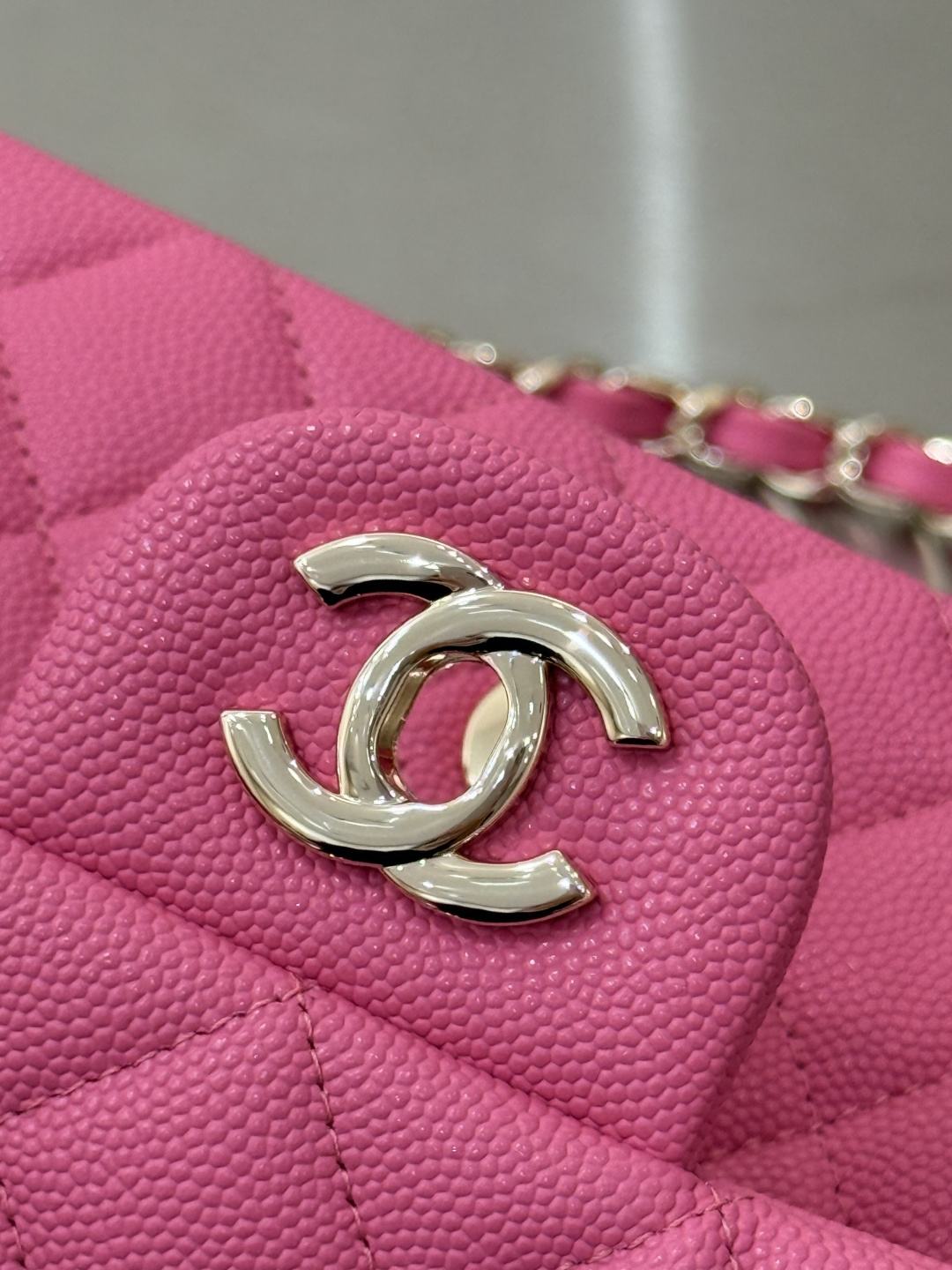 Mini Classic Flap Handbag（Pink） - Mocuir