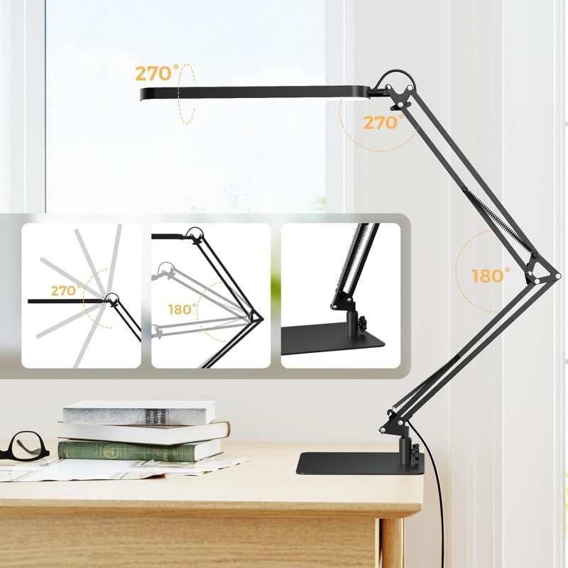 LED Desk Lamp with Slim Base