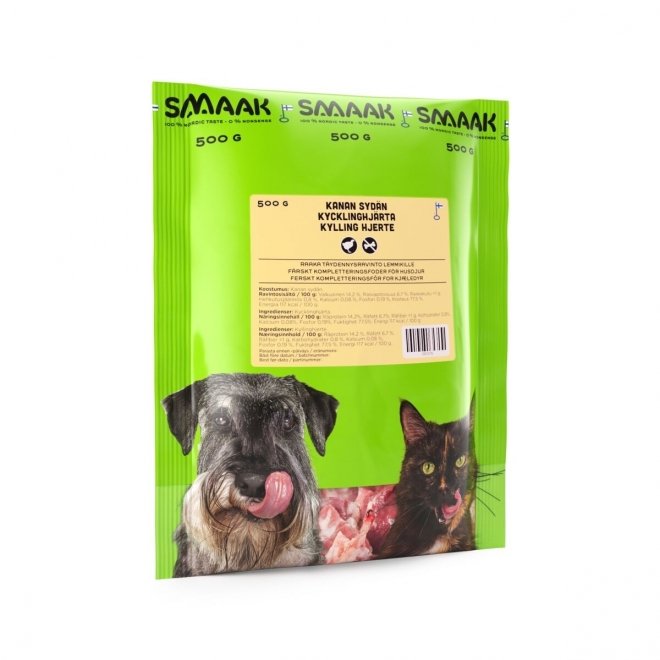 SMAAK Raw chicken hearts