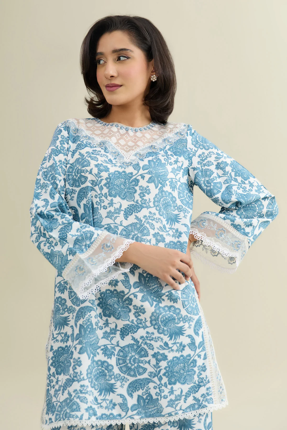 RAW SILK | EMBROIDERED