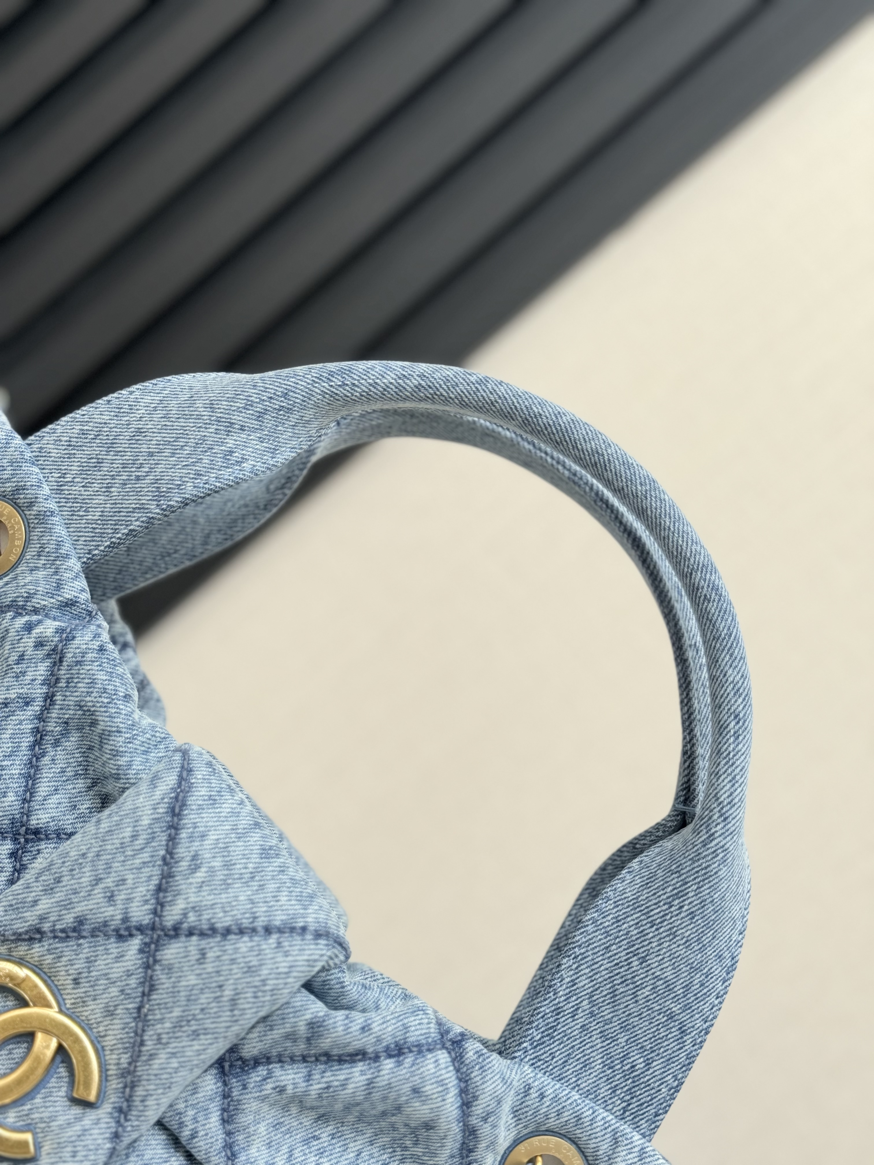 25K Bow Handle Bag（Denim） - Mocuir