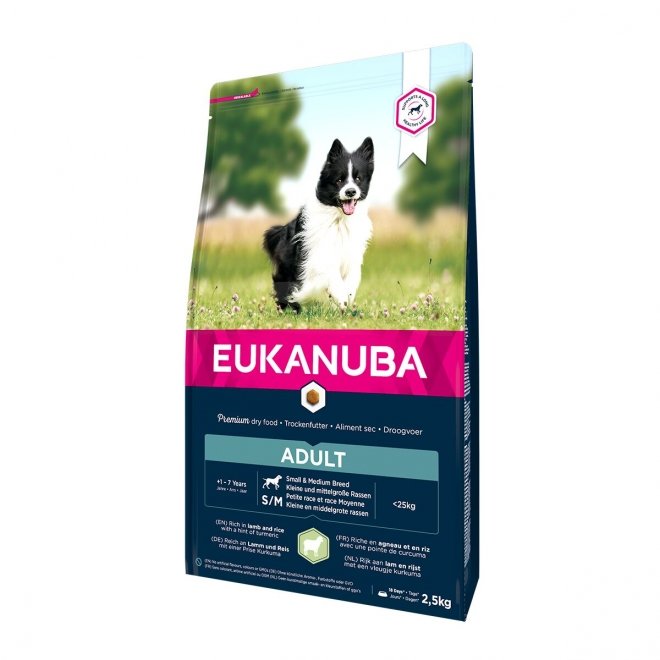 Eukanuba Adult Small & Medium Breed Lamb & Rice