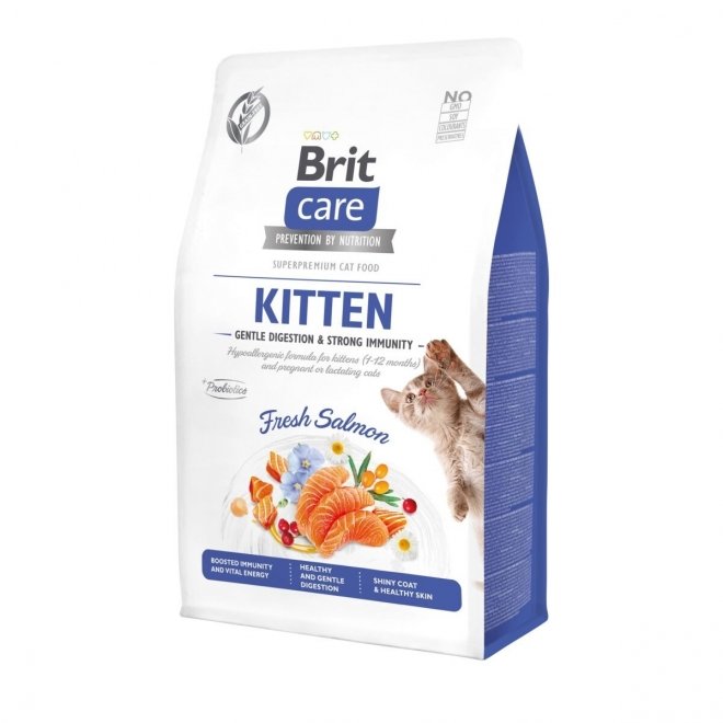 Brit Care Cat Grain Free Kitten Gentle Digestion & Strong Immunity Fresh Salmon