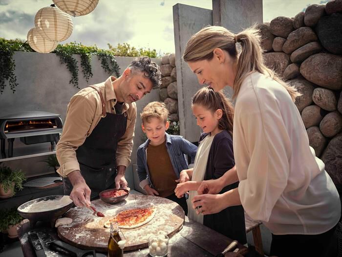 WITT - Forno pizza da esterno ETNA ROTANTE-Nero