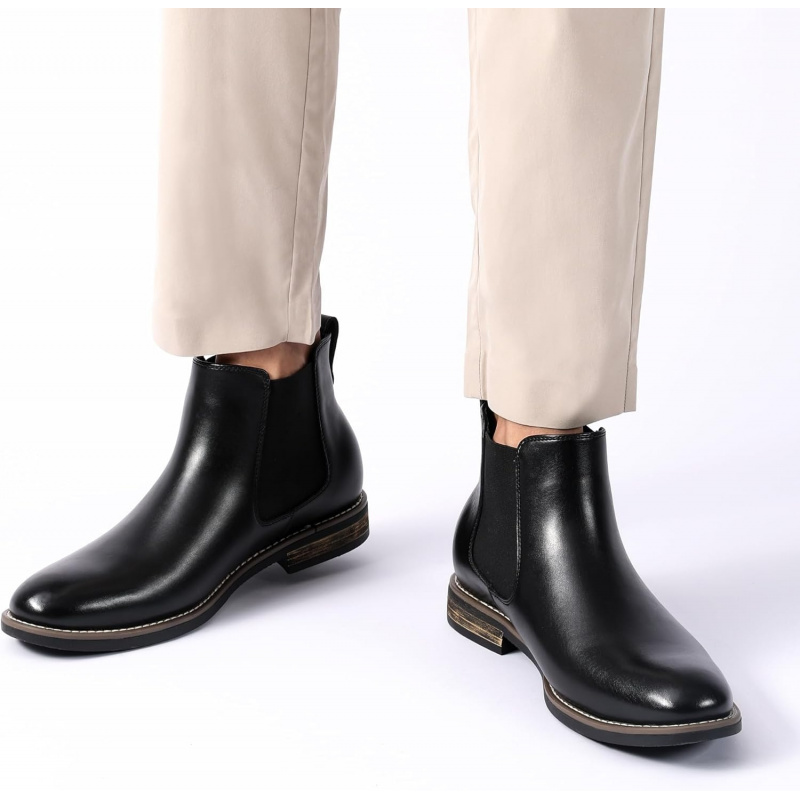 Men's Suede Leather Chelsea Ankle Boots