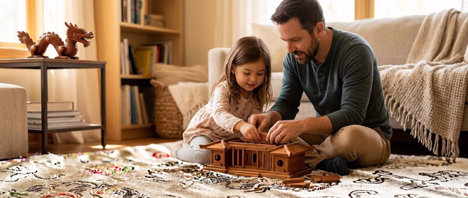 Why Woodcraft Toys Are the Best Choice for Cultural Education and Parent-Child Interaction 为何木艺玩具是文化启蒙与亲子互动的最佳选择