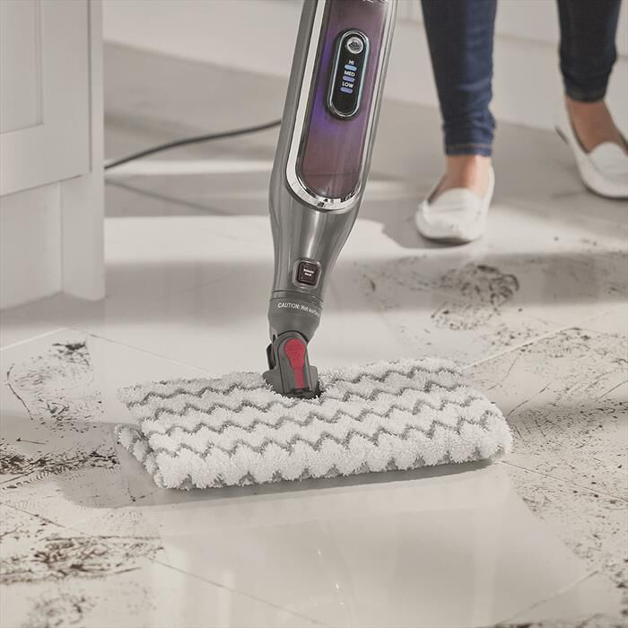 SHARK - Scopa a vapore  KLIK 'N' FLIP S6003EU-Bordeaux/Grigio metallizzato