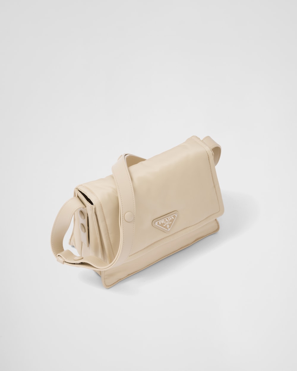 Small Padded Re-Nylon Shoulder Bag
