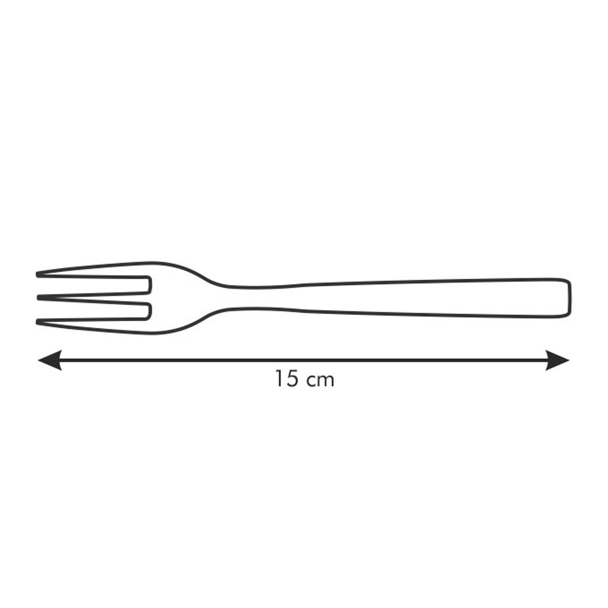 Vidlička na moučník BANQUET, 3 ks
