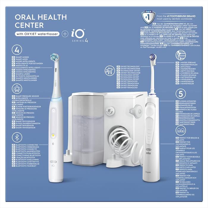 ORAL-B - Spazzolino + idropulsore HEALTH CENTER-Bianco
