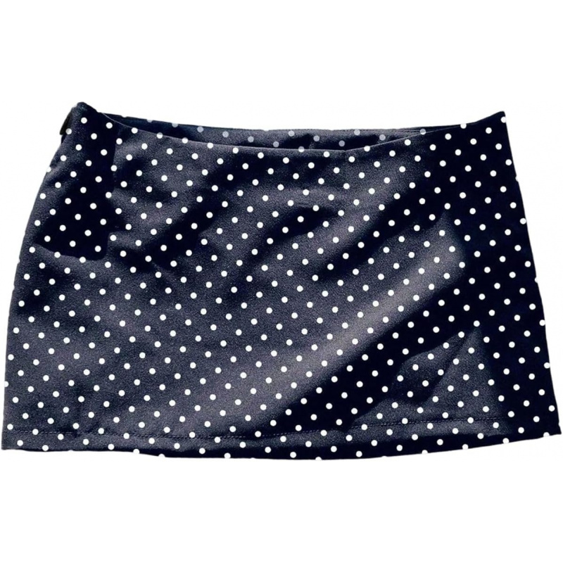 MakeMeChic Women's Polka Dots Mini Skirt