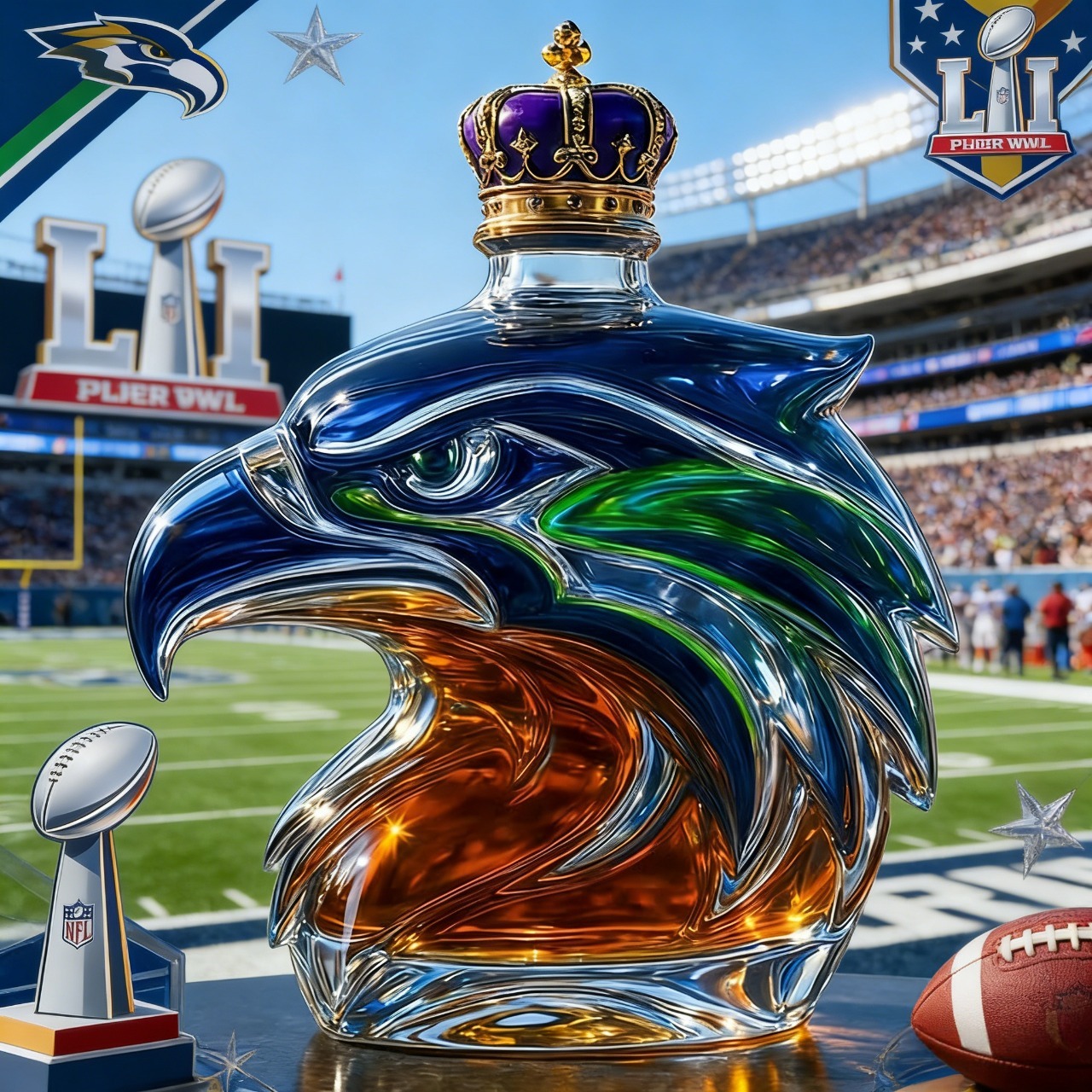 🔥 Black Friday 50% OFF--Sea Hawk Limited Edition Whisky Bottle