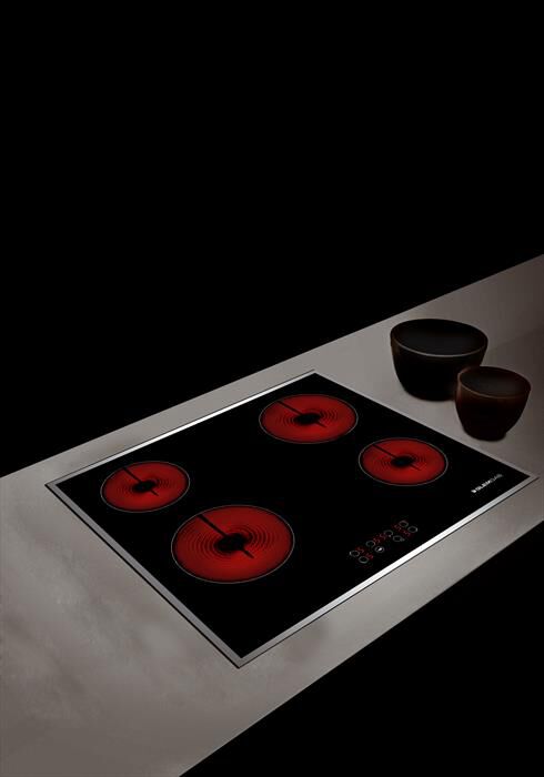 GLEM GAS - Piano elettrico - vetroceramica GTH64TCIX2-Nero Lucido