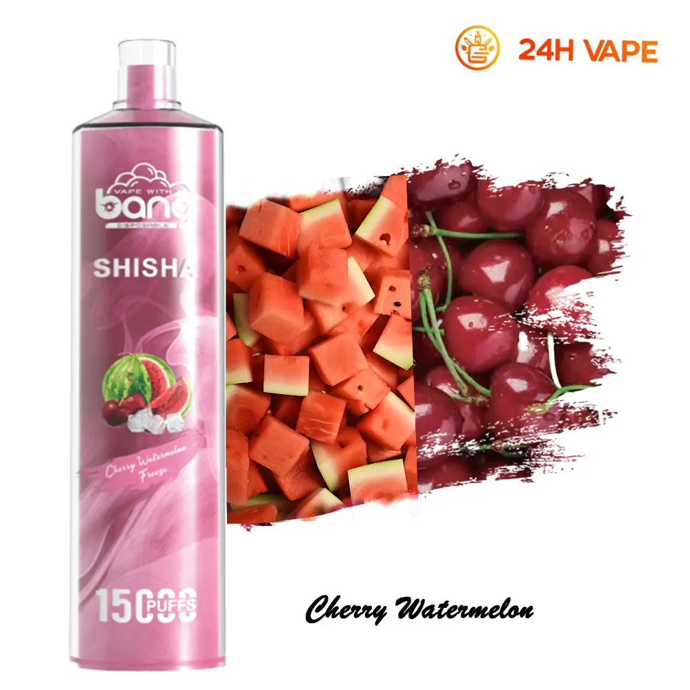 （3 pieces）Bang SHISHA 15000 Puffs Direct To Lung Disposable Electronic Cigarette New Vape Pen