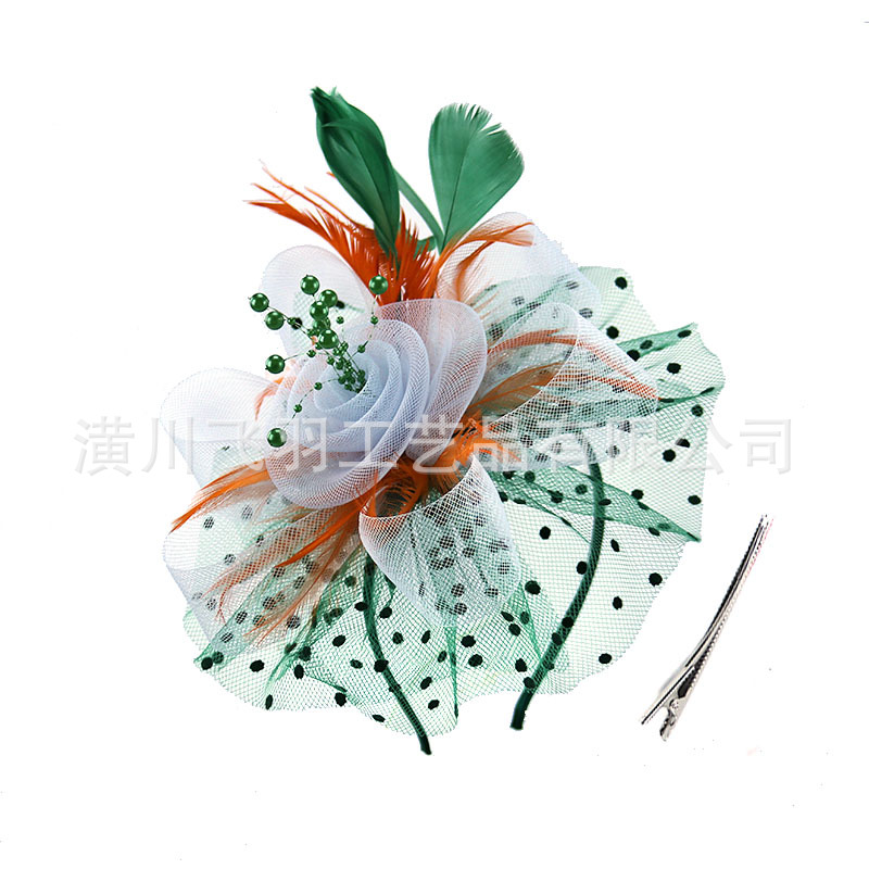 Feather hairband headdress