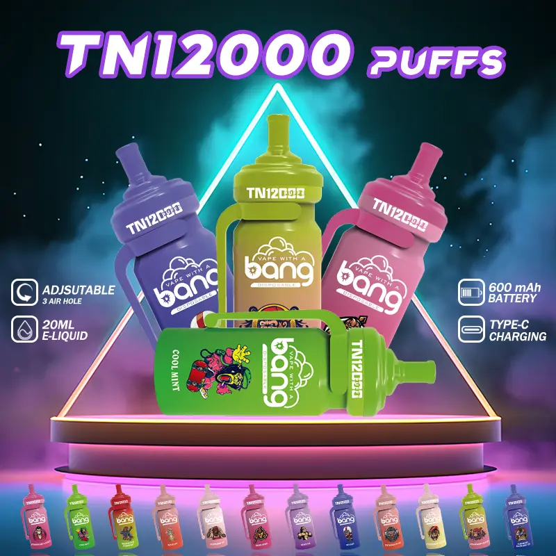 （3 pieces）Bang Tn 12000 Puffs Original Edition Disposable Vape