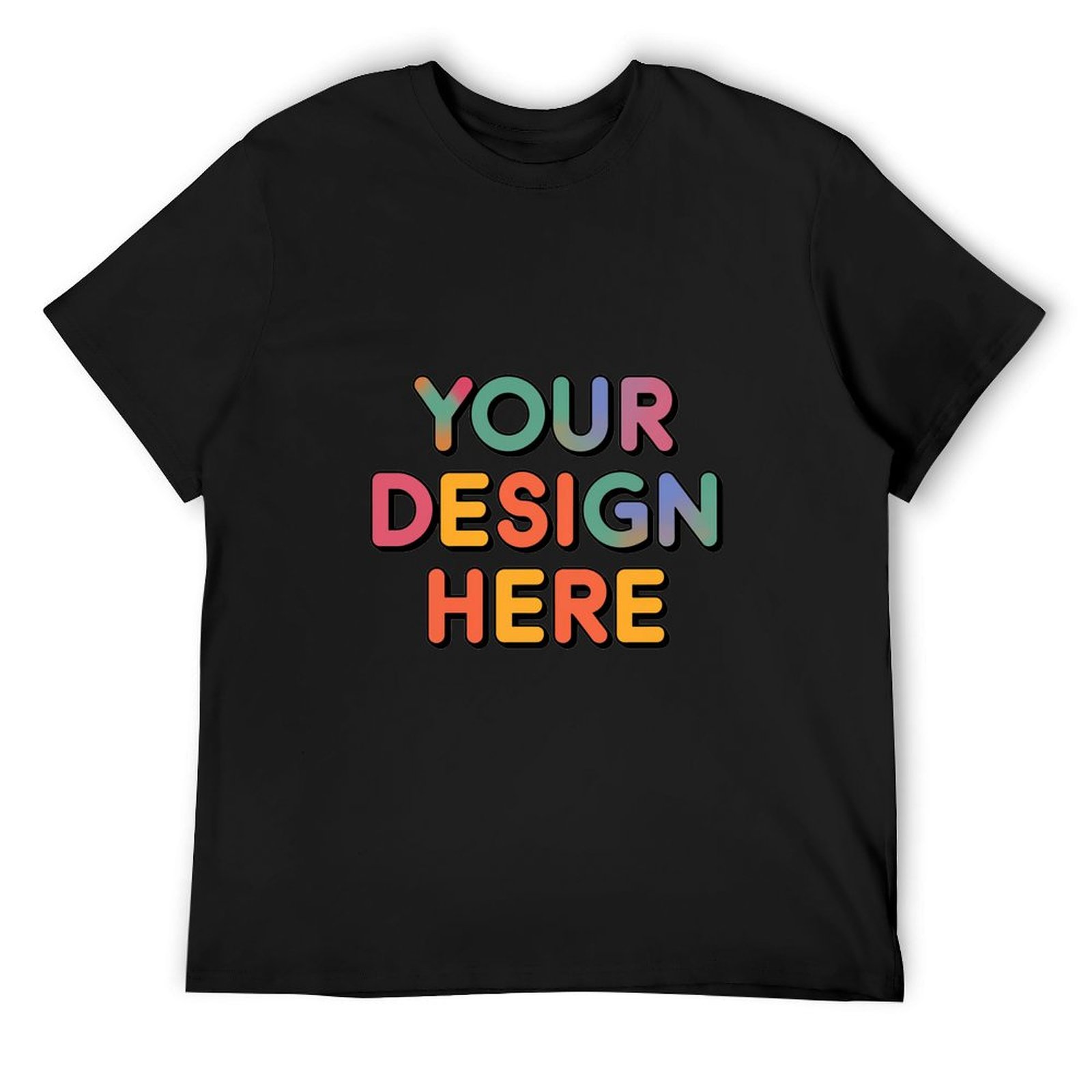 Personalized Custom Men’s Exquisite Craftsmanship 150g Front Print Tee