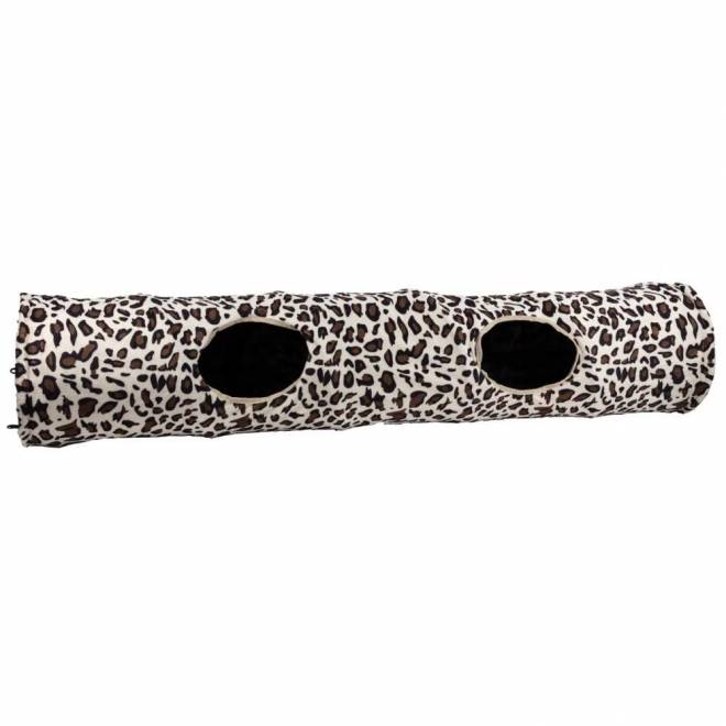 Little&Bigger Kattetunnel Knitrende Leopard